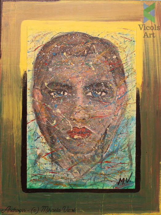 Androgin - Mihaela Vicol - Acrylic Paint