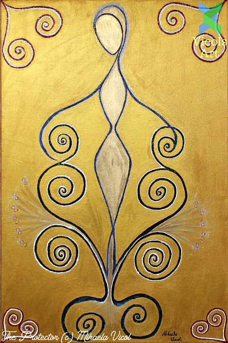 The Protector - Mihaela Vicol - Acrylic Paint