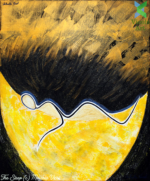 The Sleep - Mihaela Vicol - Acrylic Paint