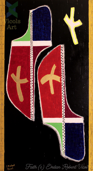 Faith - Emilian Robert Vicol - Acrylic Painting