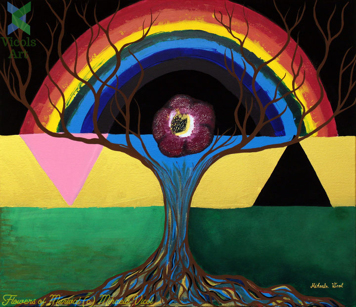 Flowers of Murival - Mihaela Vicol - Acrylic Paint