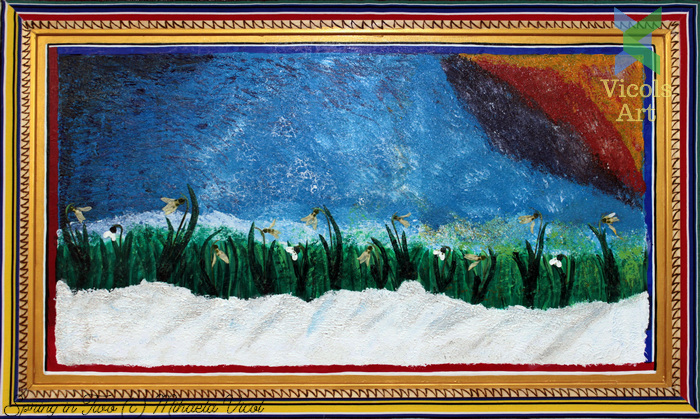 Spring in Two - Mihaela Vicol Acrylic Painting