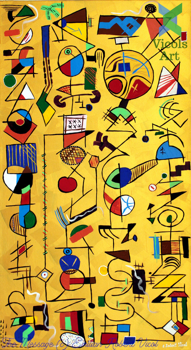 The Message - Emilian Robert Vicol - Acrylic Painting