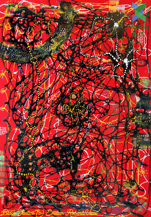 Black Justice - Abstract Acrylic Paint - Emilian Robert Vicol