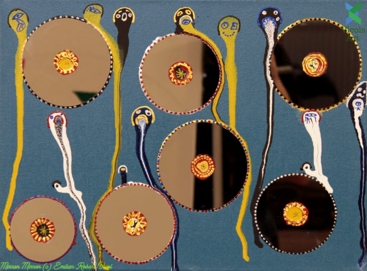 Mirror Mirror - Emilian Robert Vicol - Abstract Acrylic Paintings