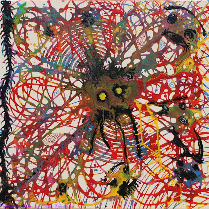 Nightmare of Flowers - Abstract Acrylic Paint - Emilian Robert Vicol