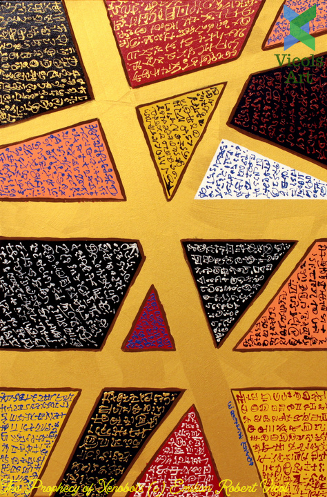 The Prophecy of Xenobots - Emilian Robert Vicol - Acrylic Paint