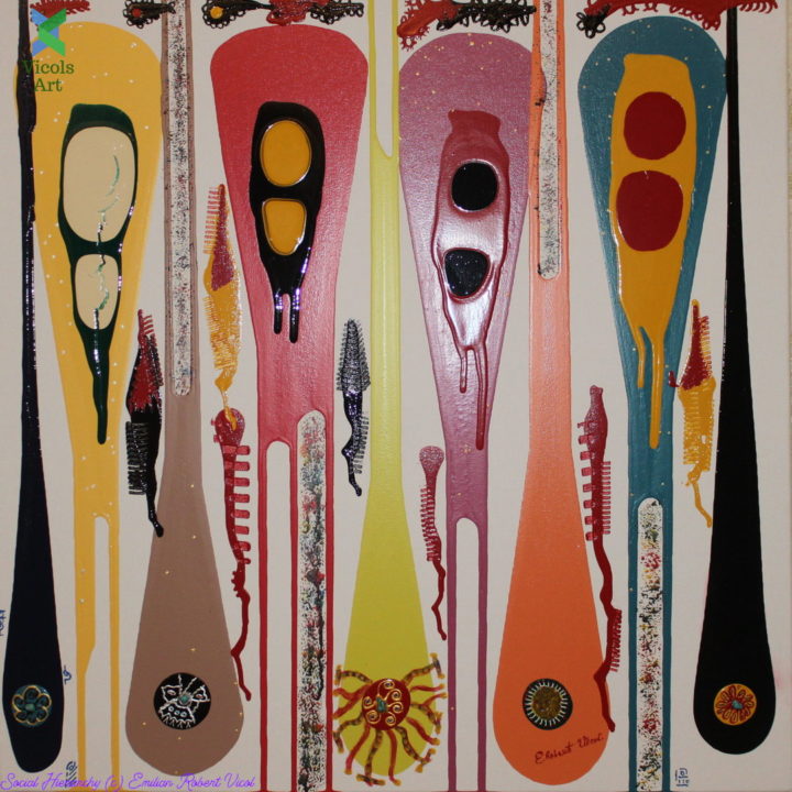 Social Hierarchy Emilian Robert Vicol Acrylic Abstract Paint 720x720 jpg