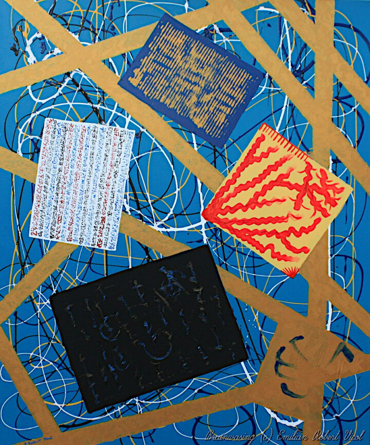 Brainwasing Abstract Acrylic Paint by Emilian Robert Vicol 720x866 jpg