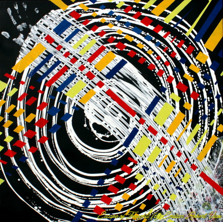 Escape of Thoughts-Abstract Acrylic Paint by Emilian Robert Vicol