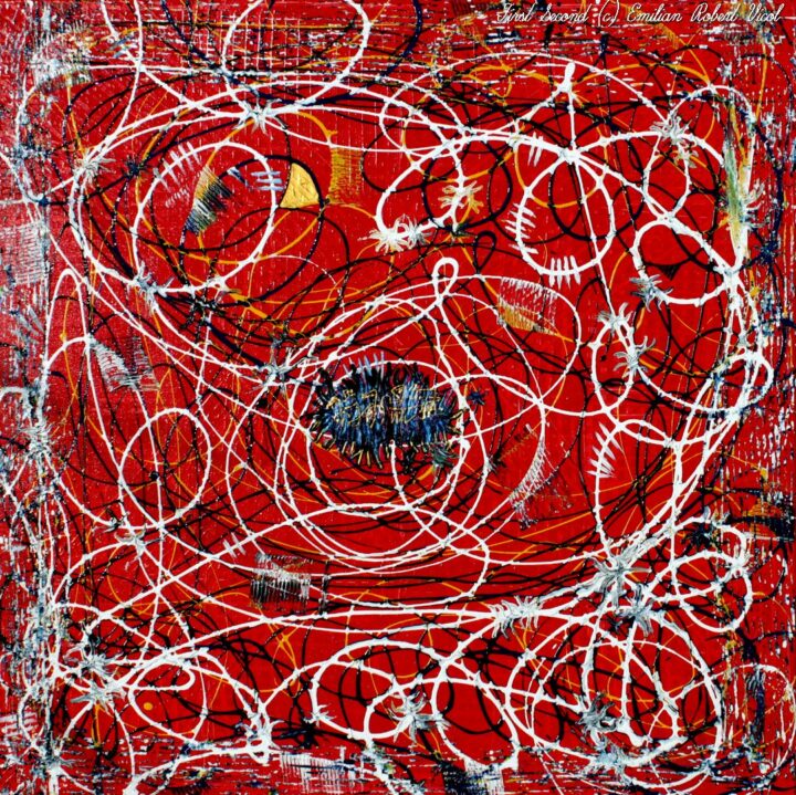 First Second Abstract Acrylic Paint by Emilian Robert Vicol 720x719 jpg