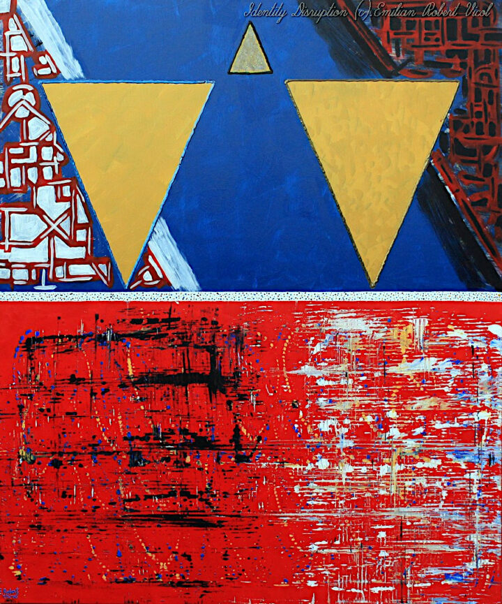 Identity Disruption Abstract Acrylic Paint by Emilian Robert Vicol 720x865 jpg