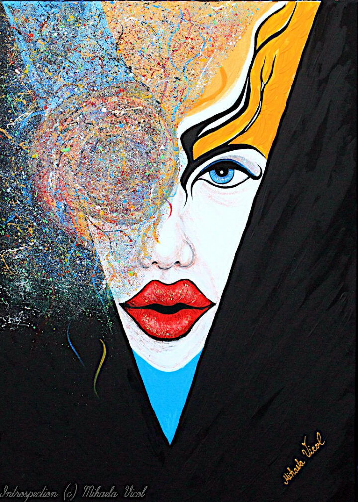 Introspection Abstract Acrylic Paint by Mihaela Vicol 720x1010 jpg