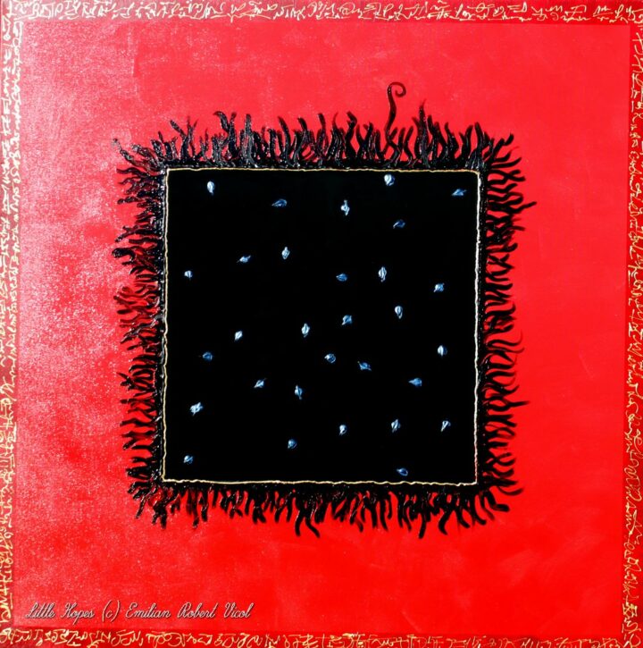 Little Hopes-Abstract Acrylic Paint by Emilian Robert Vicol