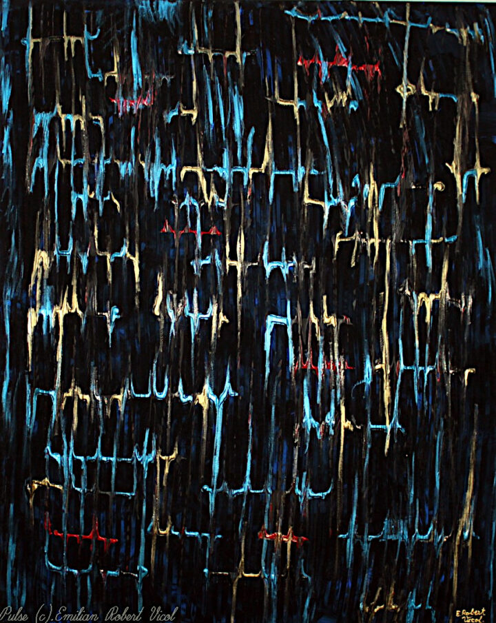 Pulse Abstract Acrylic Paint by Emilian Robert Vicol 720x904 jpg