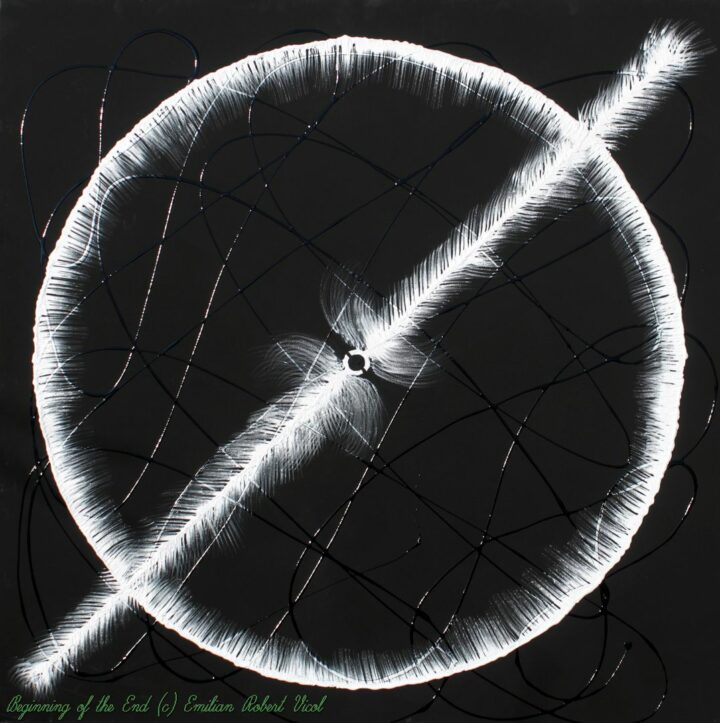 The Beginning of the End-Abstract Acrylic Paint by Emilian Robert Vicol
