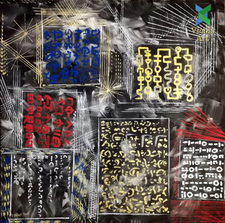 Messages from another world-Paint by Emilian Robert Vicol