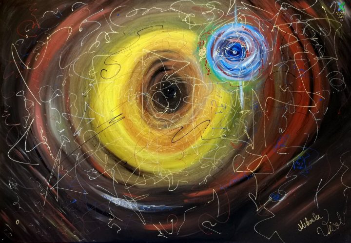 Signals (Semnale) - Abstract Acrylic Paint by Mihaela Vicol