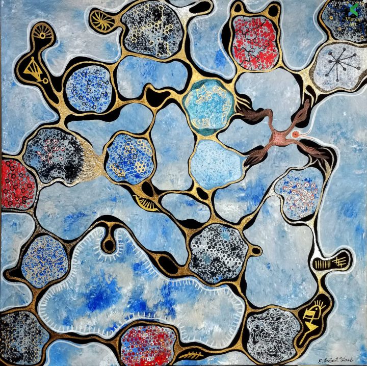 Transcendental Consciousness Abstract Paint by Emilian Robert Vicol